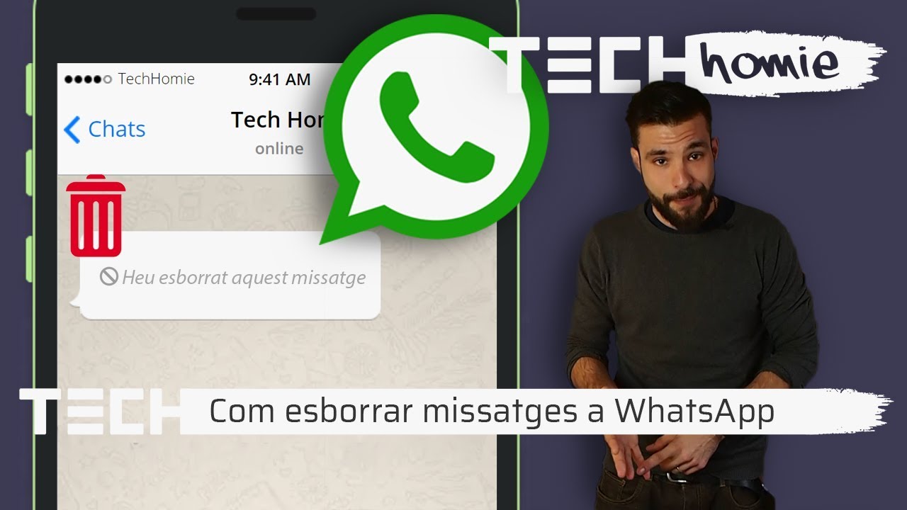 Com esborrar missatges enviats per WhatsApp de alertajocs