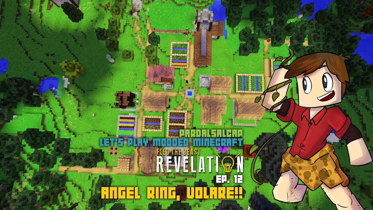 Angel Ring, Volare! - Let's play Minecraft FTB Revelation ep.12 de ObsidianaMinecraft