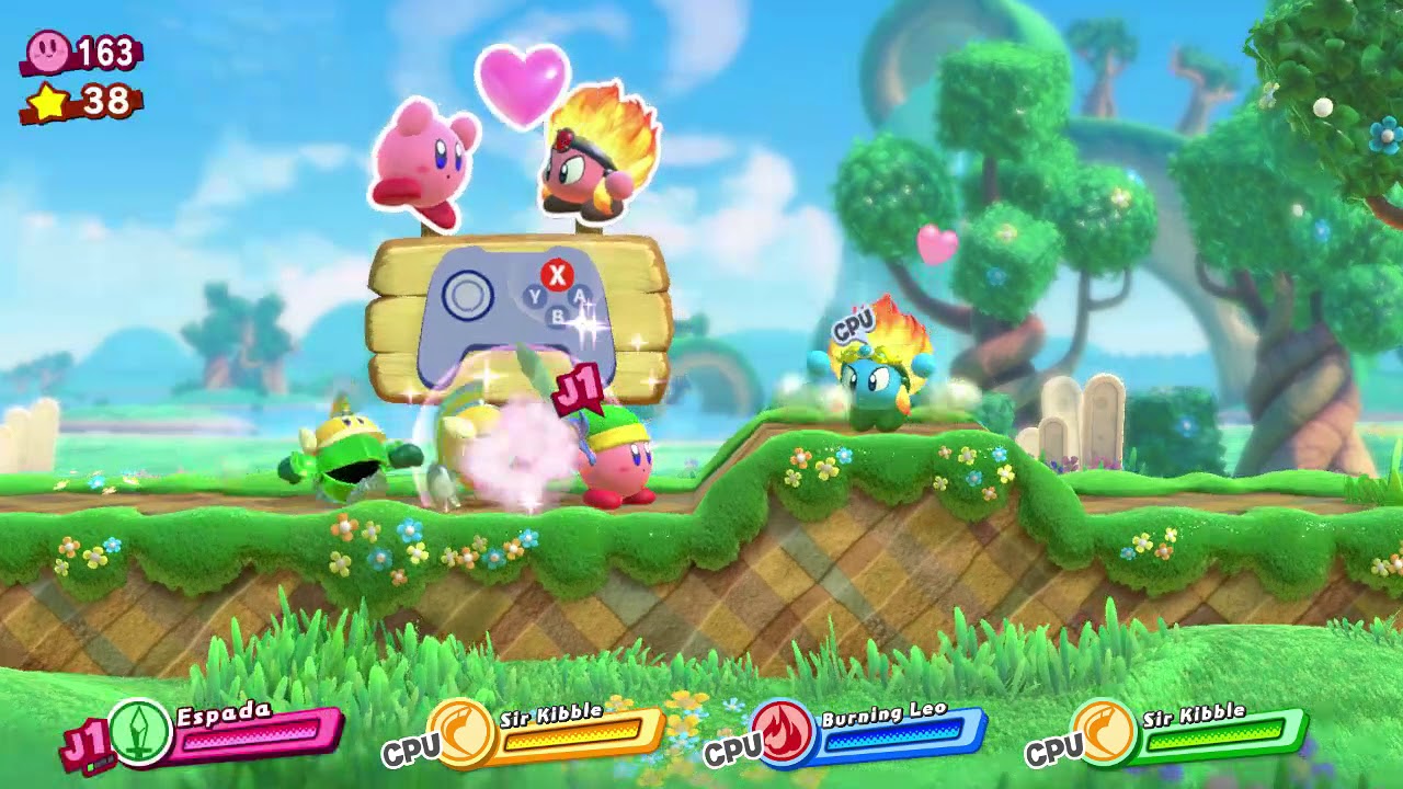 Kirby Star Allies! - Primera pantalla - Jardins Jade de GamingCatala