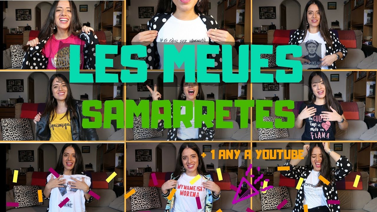 LES MEUES SAMARRETES + 1 ANY A YOUTUBE | Nereasanfetv de Nerea Sanfe TV