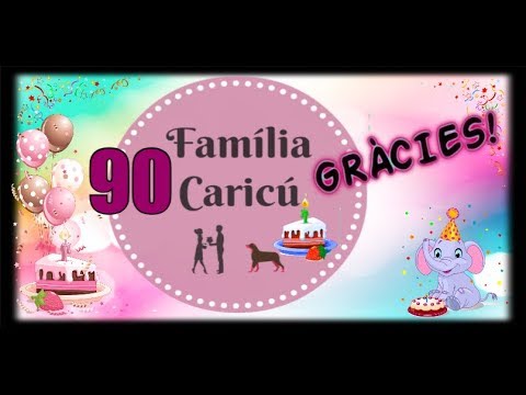 VÍDEO ESPECIAL 90 CARICÚS| FAMÍLIA CARICÚ de Família Caricú