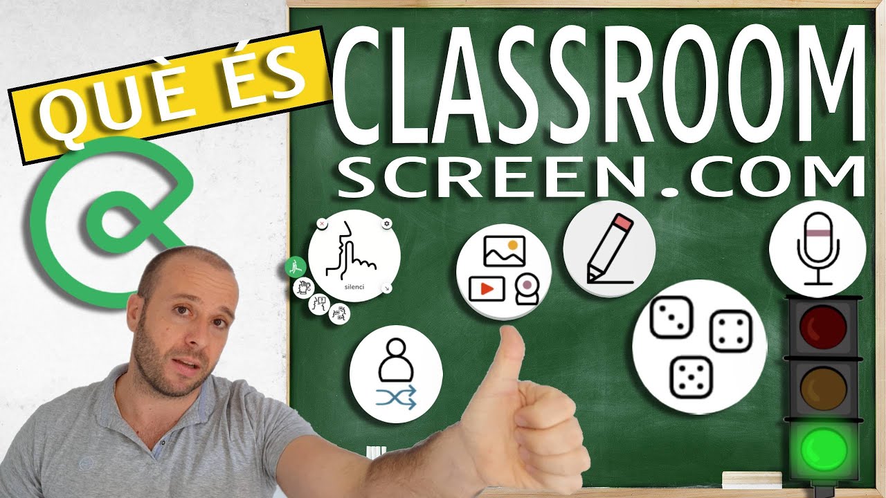 Què és Classroom screen - Pissarrra virtual - LlapisPunter- Vídeo tutorial [Català 2020] de LlapisPunter