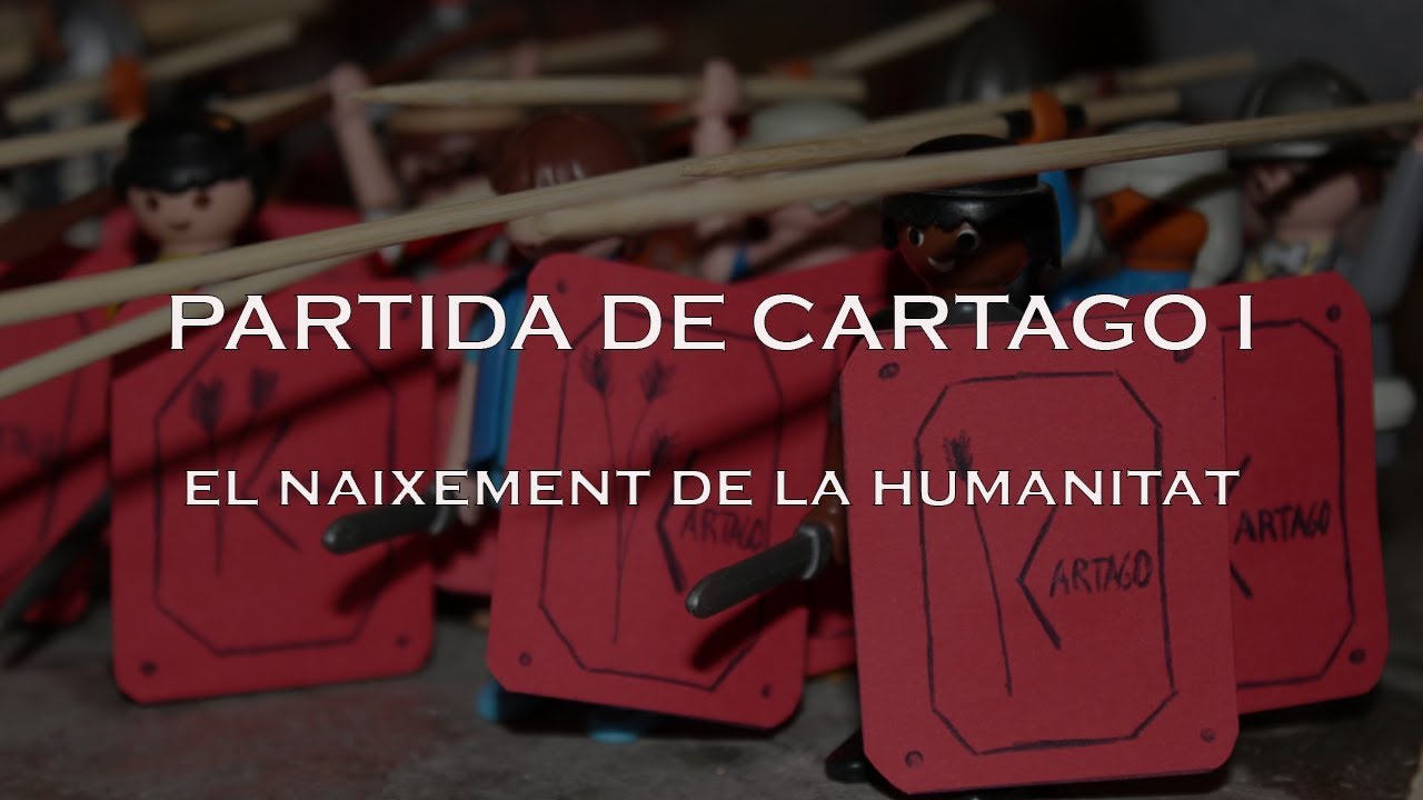 SÈRIE DE LA PARTIDA DE CARTAGO CAPÍTOL I El naixement de la humanitat. de LA LÍNIA