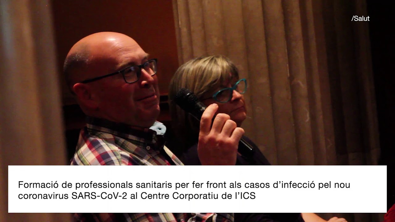 Formació de professionals sanitaris per fer front als casos de coronaviurs SARS-CoV-2 de icscat