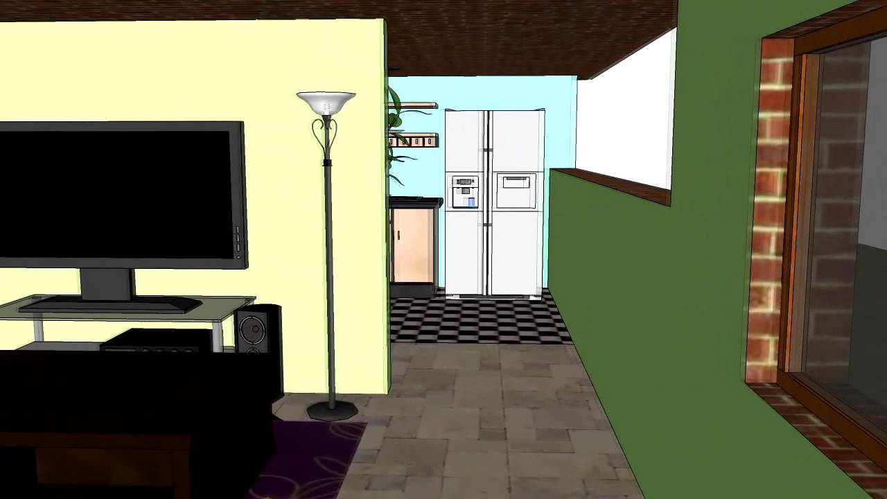 SketchUp: Animació de l'interior d'una casa de Marc Vendrell Tecnologia