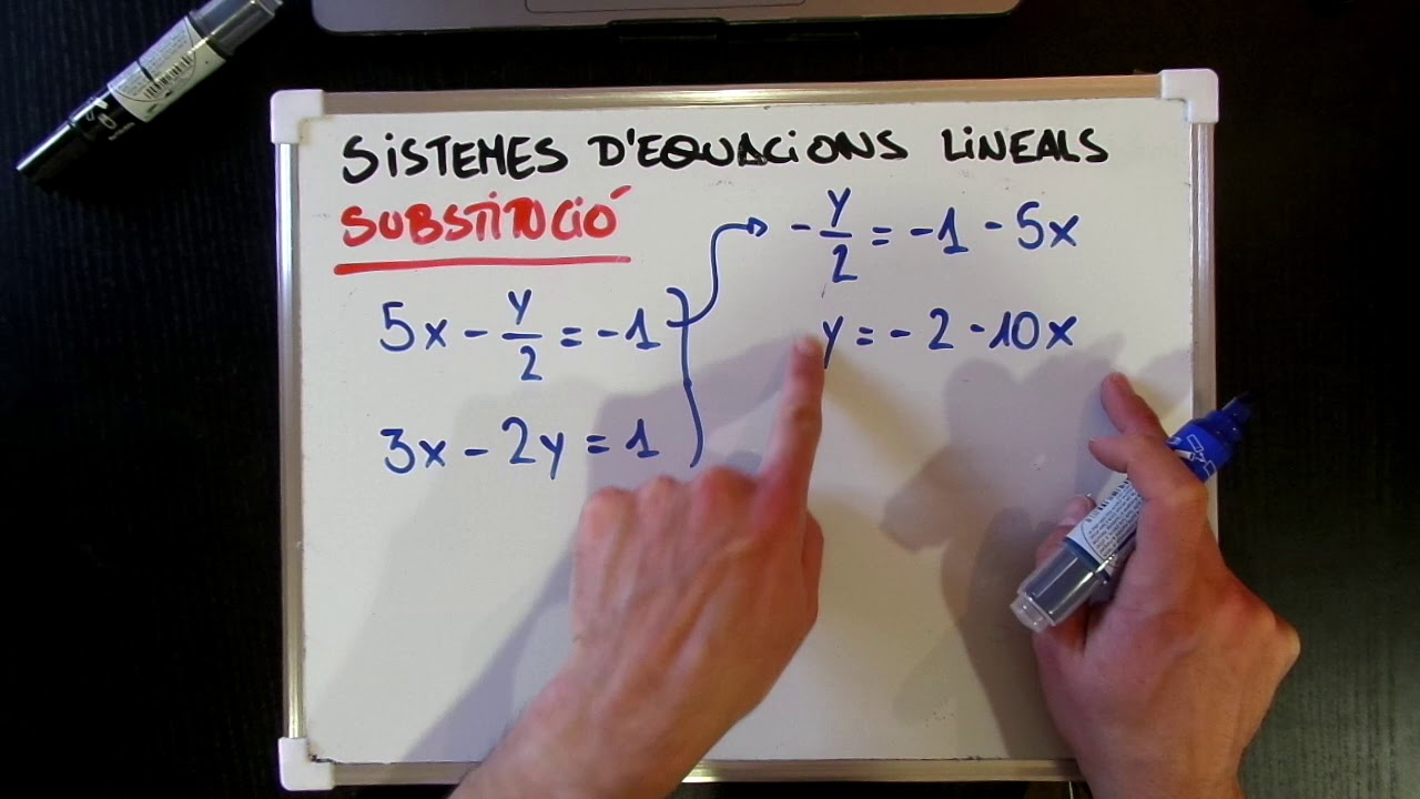 Sistemes d'Equacions II (Substitució) de Santi Migliorelli Falcone