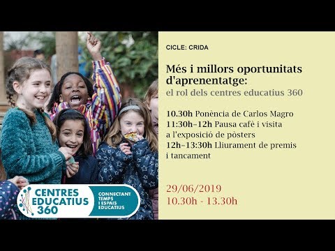 Més i millors oportunitats d'aprenentatge: el rol dels centres educatius 360 - Carlos Magro de Fundació Bofill