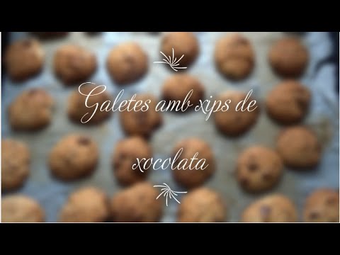 Galetes amb xips de xocolata | Fàcils i ràpides :)) de A la Babalà