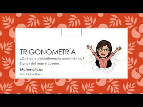 Trigonometria: Circunferencia goniométrica. Signos del seno y coseno. de Mates en Limori