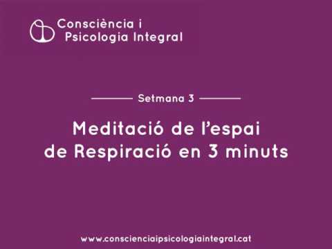 Meditació de l'espai de Respiració en 3 minuts - Setmana 3 - MINDFULNESS (3/8) de Roser Tordera Fondevila