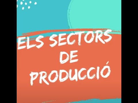 Els sectors de producció de Maria Angels Teacher a casa