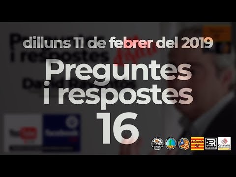 En directe "Preguntes i Respostes" nº16 - 11 de febrer del 2019 de Resistència Independentista Catalana