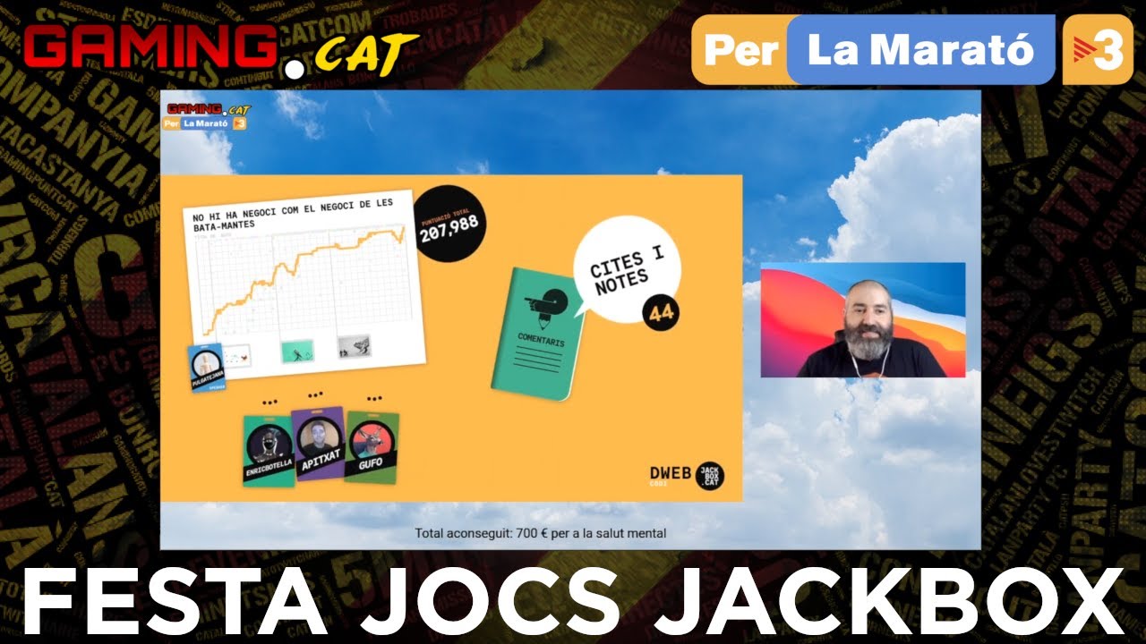 Festa de Jackbox en català! - Gaming.cat x La Marató 2021 de GamingCat
