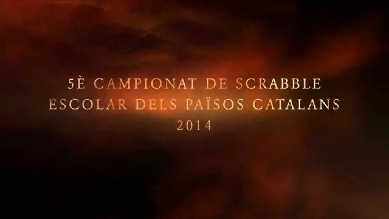 5è Campionat de Scrabble Escolar dels Països Catalans 2014 de Scrabbleescolar