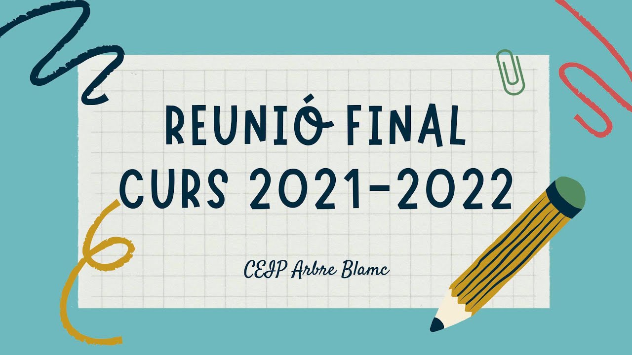 Reunió final curs 2021-2022 de Raúl mestre