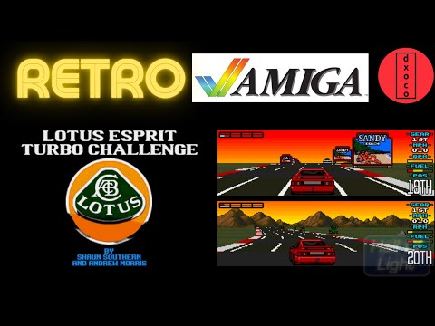 Retro amiga 500, avui juguem al Lotus espirit turbo challenge! de Dxoco