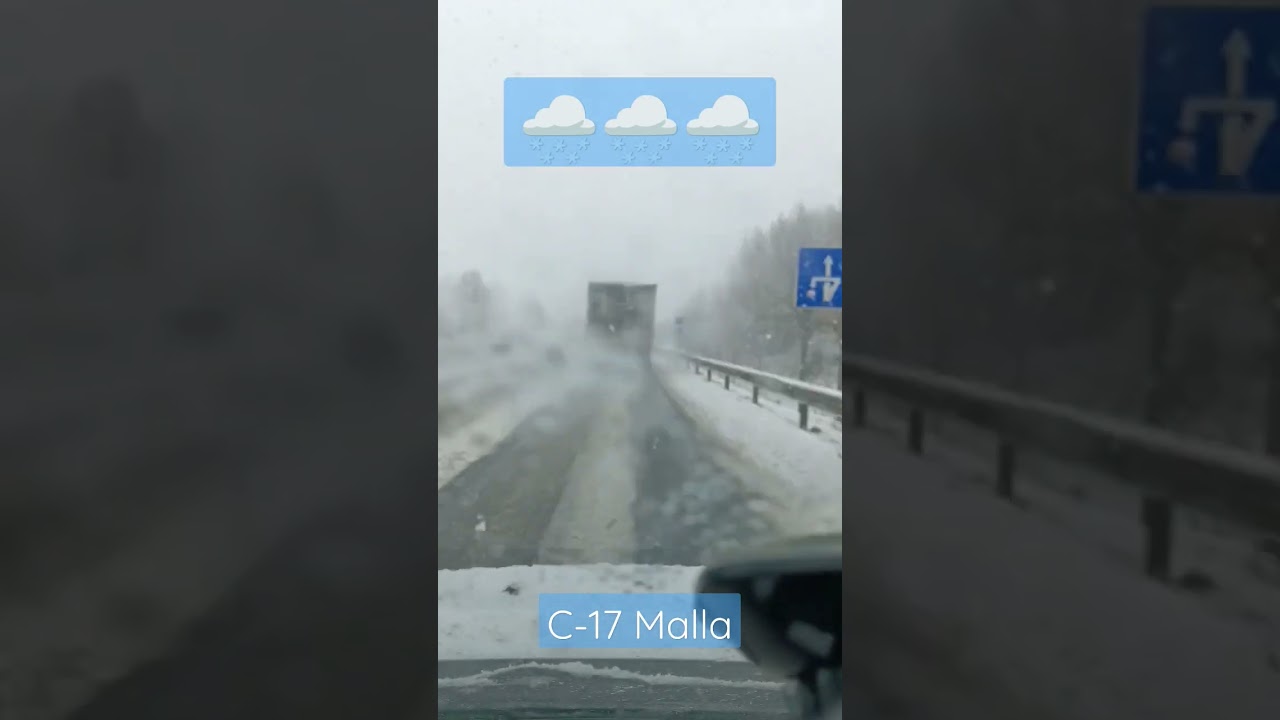 C-17 Malla #catalunya #neu #snow de Driving in Catalunya