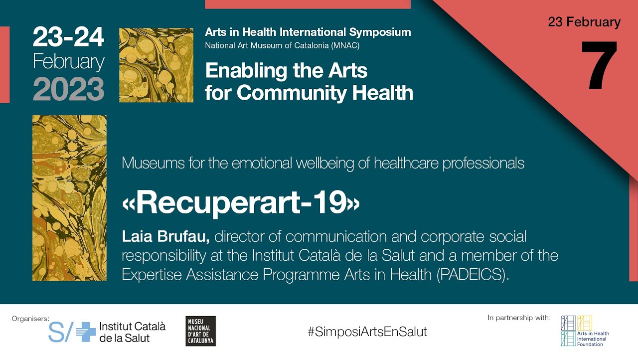 «Recuperart-19», museums for the emotional wellbeing of healthcare professionals. de icscat