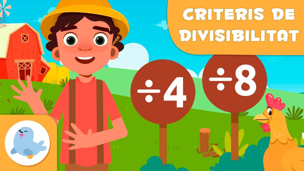 CRITERIS DE DIVISIBILITAT per a nens en català 🐑🐔 Dividir entre 4 i 8 ➗ Episodi 3 de Smile and Learn - Català
