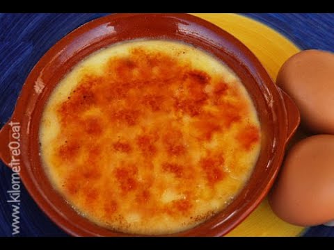 Crema catalana de l'àvia Francisca / receptes de cuina de Kilometre0