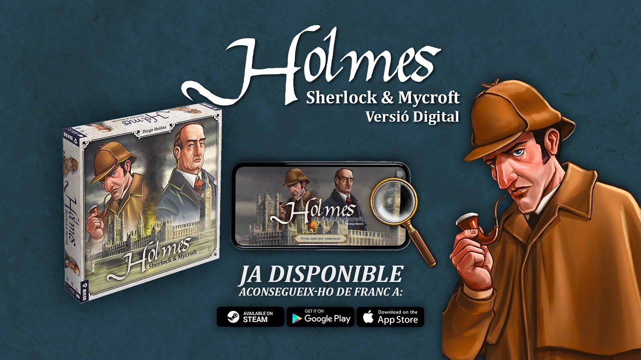 Trailer Holmes: Sherlock & Mycroft || App CAT de Devir Cat
