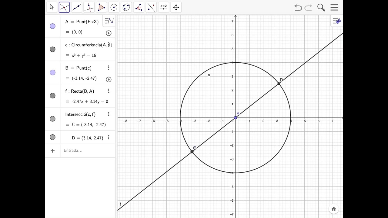 Construcció de triangle rectangle pel mètode de l’arc capaç de Antoni Bancells