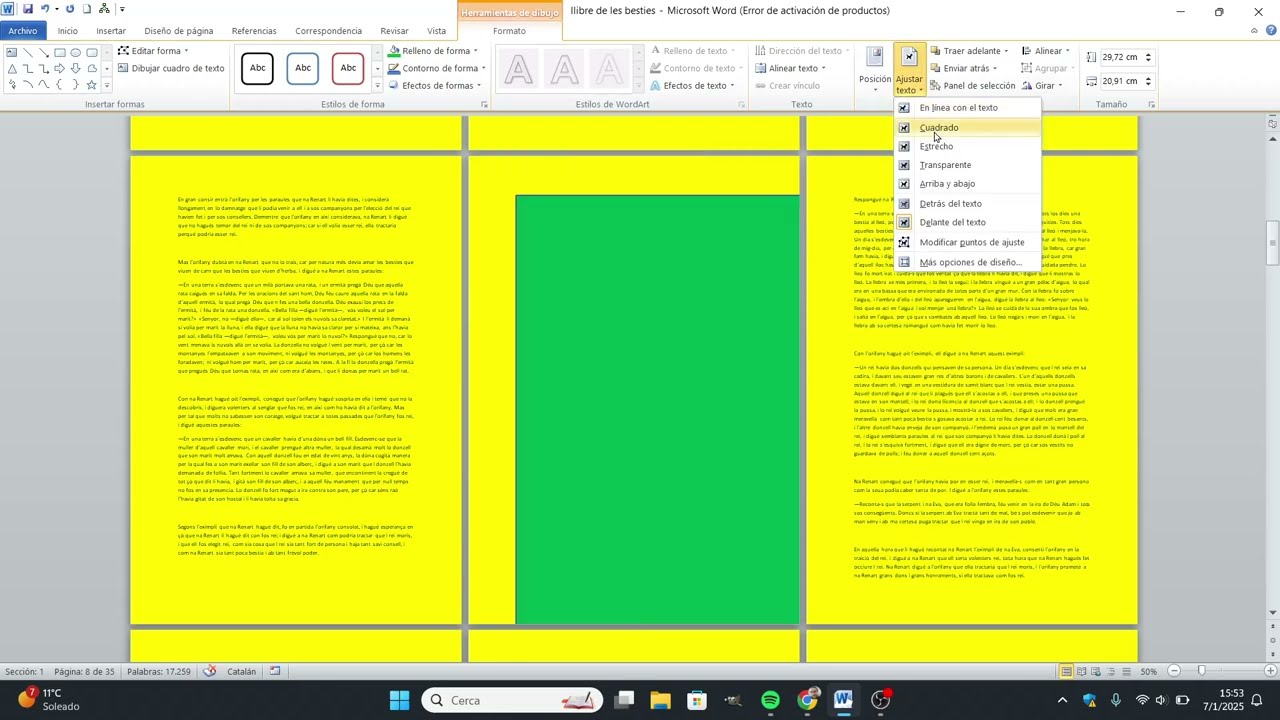 Com canviar el color de fons d'una o totes les pàgines d'un document de Word de Xavier Àgueda COMPETIC