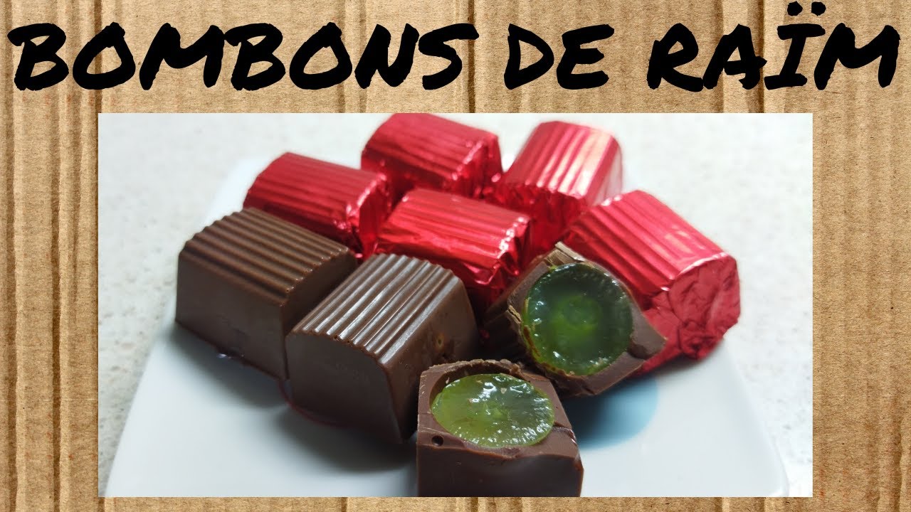BOMBONS de RAÏM - recepta CASOLANA - 2 INGREDIENTS - dolços amb XOCOLATA - dolços en CATALÀ de Dolça Terra