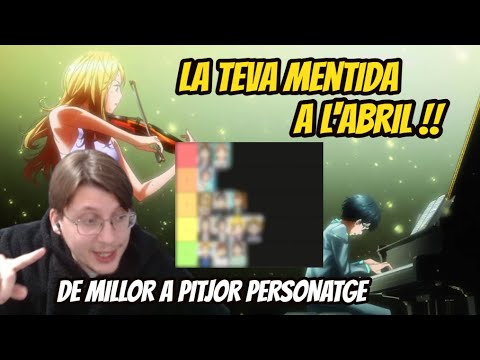 ❤️És el MILLOR anime del MON❤️La teva mentida a l'abril |SX3| Millors personatges. de El Moviment Ondulatori