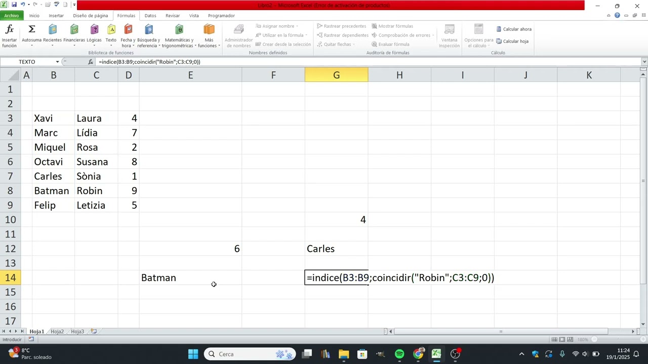 Les funcions INDEX() i COINCIDIR() de l'Excel i com fer-les servir per trobar coses en un Excel de Xavier Àgueda COMPETIC