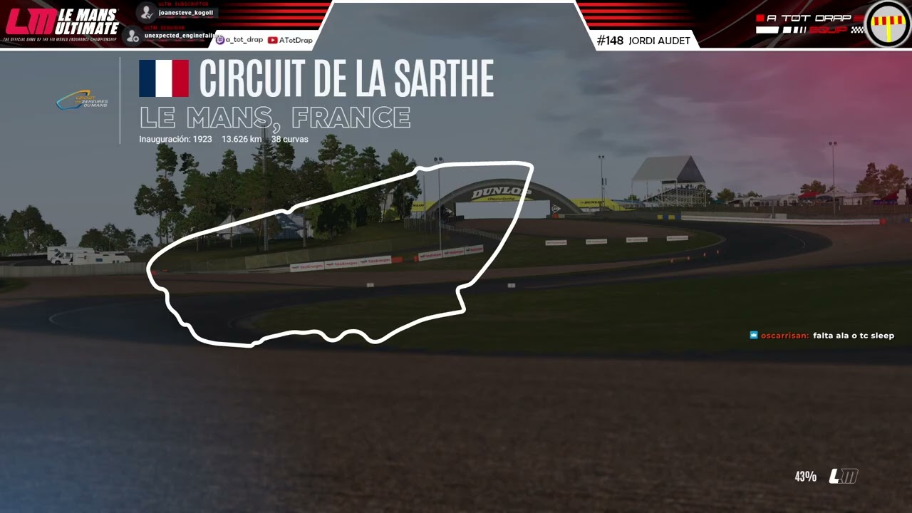 LMU | LMGT3 FIXED - Le Mans | ATOTDRAP de A tot Drap Simulador
