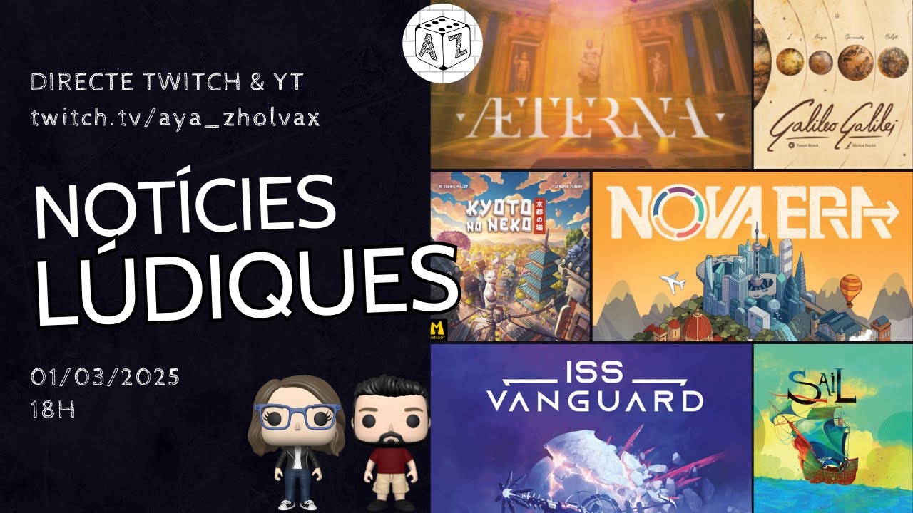 📰🎴Notícies Lúdiques de març 2025 | de quan comença la festa de Aya_ZholvaX: Jocs de taula