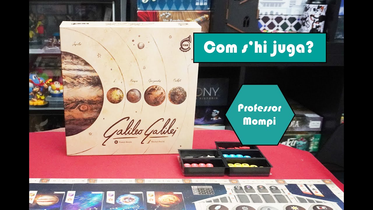 Galileu Galilei / Galileo Galilei - Joc de taula - Tutorial de Professor Mompi