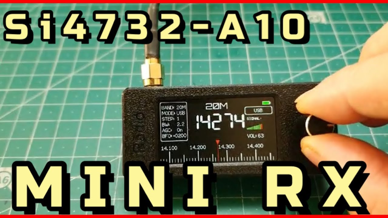 MINI RECEPTOR Si4732-A10 REVOLUCIONARI de EA3HSL Jordi