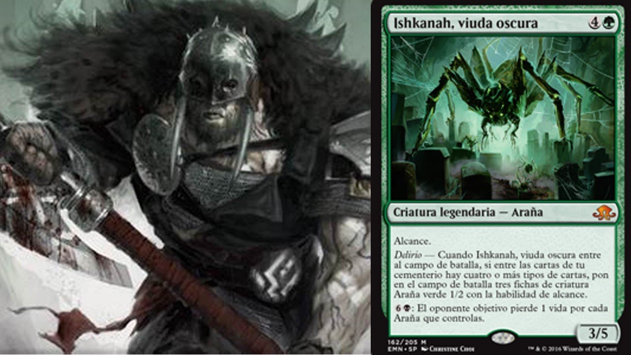 🕷️Ishkanah 🕸️VÍDUA FOSCA🕸️ Commander MTG Arena Historic Brawl en Català de Cats of the Coast