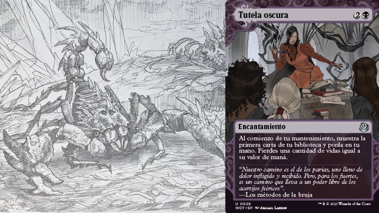😈TUTELA FOSCA😈 Black Burn MTG Arena Timeless en Català de Cats of the Coast