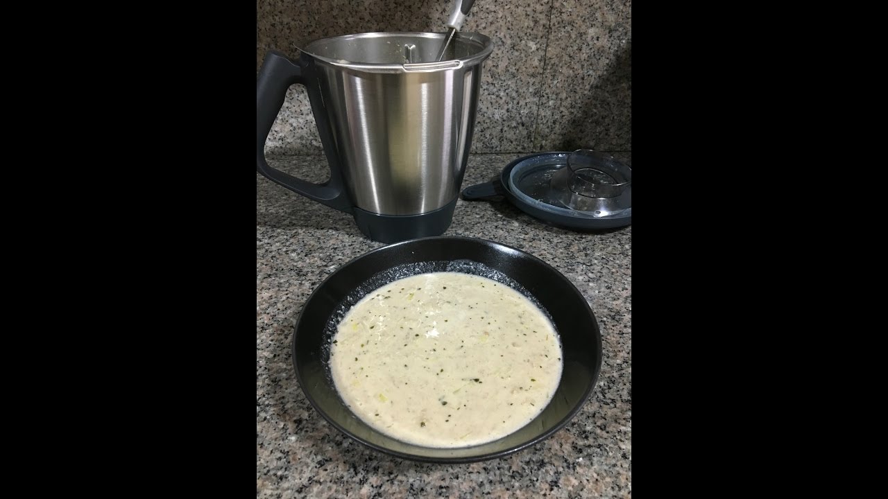 Thermomix: Sopa de porro, carn picada i formatge de Em fa feliç