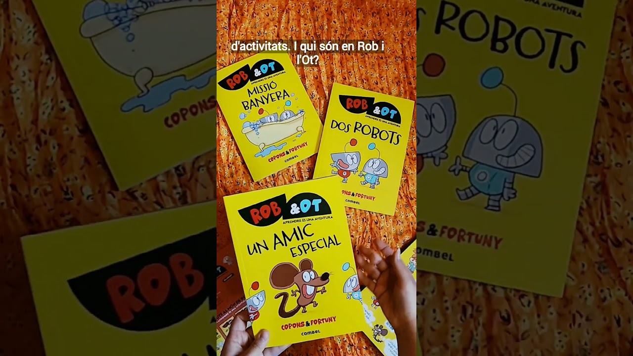 #Unboxing de Rob&Ot, les noves aventures per a primers lectors de Copons&Fortuny 🤖 de Paraula de Mixa