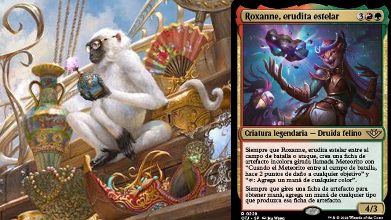 😸ROXANNE Erudita Estel·lar😸 Commander MTG Arena Historic Brawl en Català de Cats of the Coast
