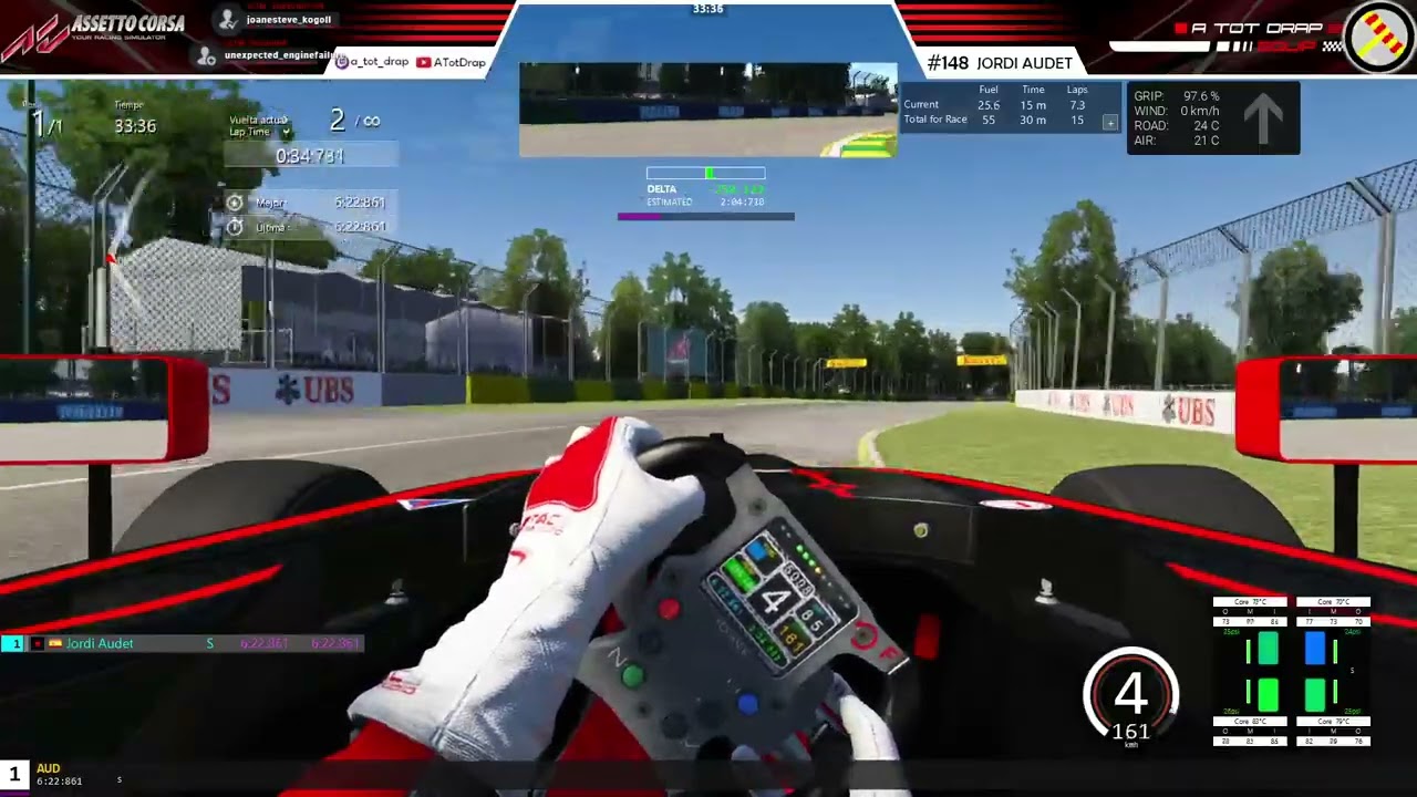 WorldSimSeries | FORMULA JUNIOR - Snetterton | ATOTDRAP de A tot Drap Simulador