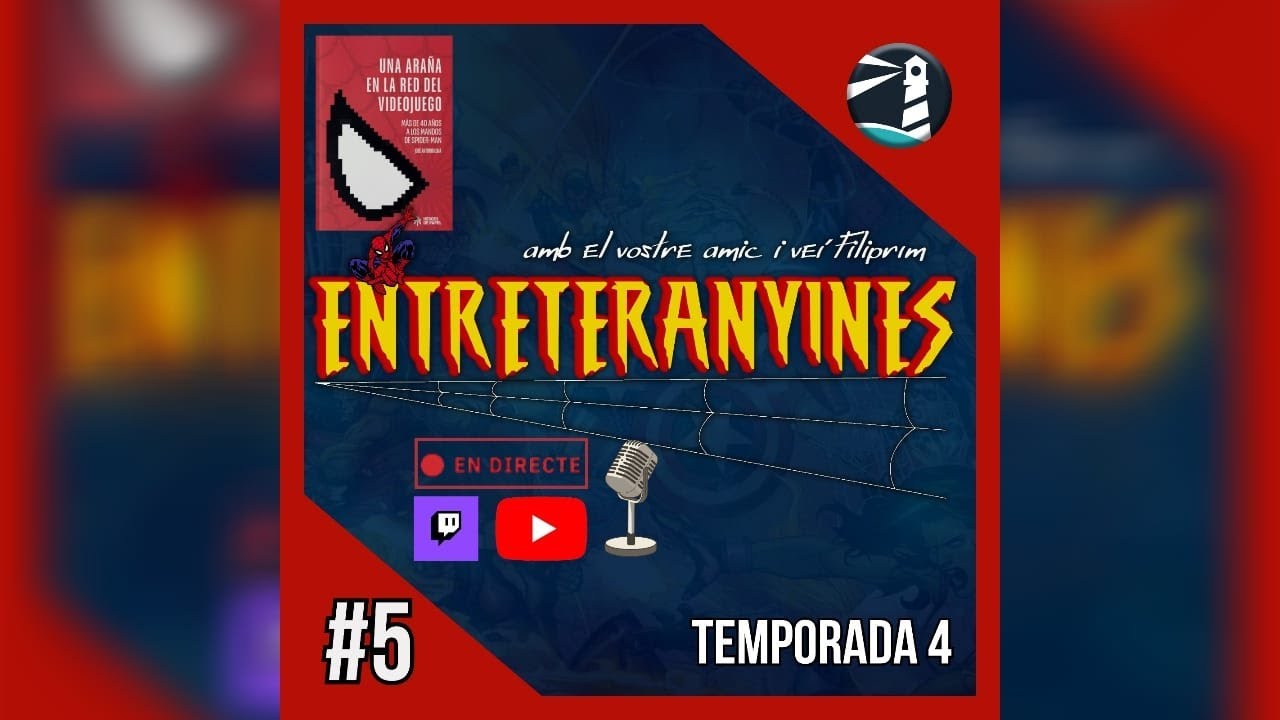 ENTRETERANYINES - PARLEM AMB JOSE ANTONIO LUNA DEL LLIBRE UNA ARAÑA EN LA RED DEL VIDEOJUEGO de El Far Friki de l'Empordà