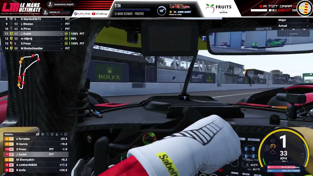 RaceControl | LMU WEC WEEKLY | ATOTDRAP de A tot Drap Simulador