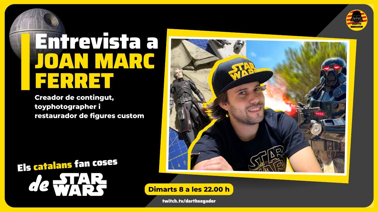 🟨 Entrevista a JOAN MARC FERRET, creador de contingut, toyphotographer i restaurador de figures. de Darth Segador