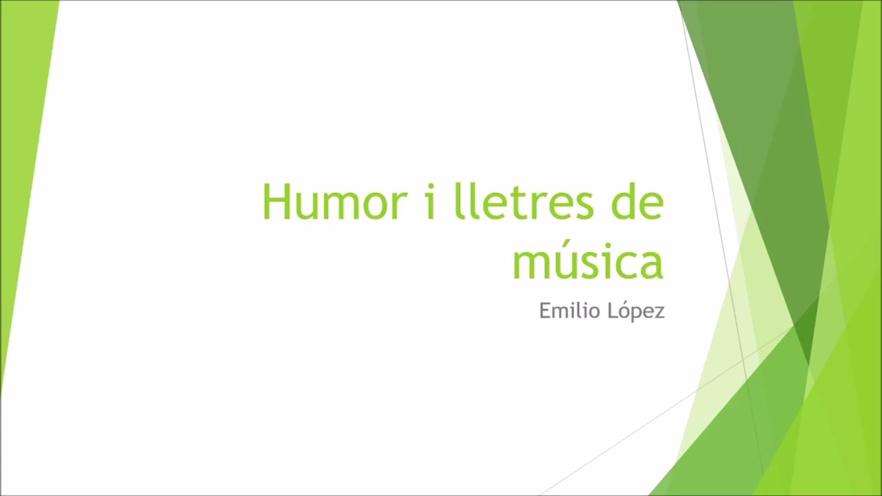 Lletra de música i humor - Cançó amb títol d'estiu en anglès. de Emilio López