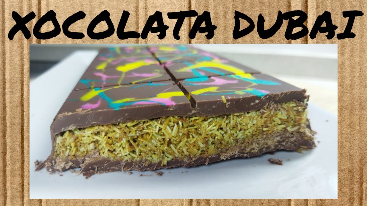 XOCOLATA DUBAI - recepta CASOLANA - xocolata viral - dolços en CATALÀ de Dolça Terra