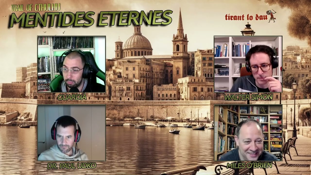 Sessió 28 - perseguits a Malta "Mentides Eternes" #ElRastreDeCthulhu #RolEnCatalà de Tirant lo dau