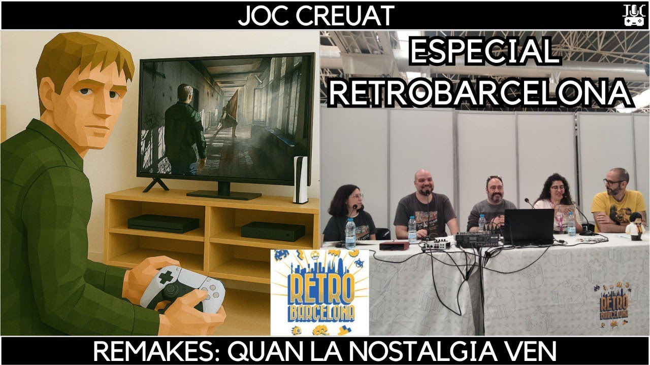 Joc Creuat Setmanal T3C15 Remakes: quan la nostàlgia ven a RetroBarcelona 2025 de Joc Creuat