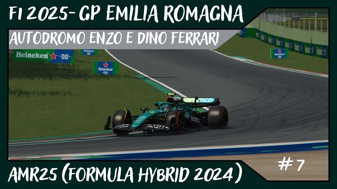 F1 2025 - GP EMILIA ROMAGNA @ Autodromo Enzo e Dino Ferrrari // AMR25 (Formula Hybrid 2024) // #7 de Alvamoll7