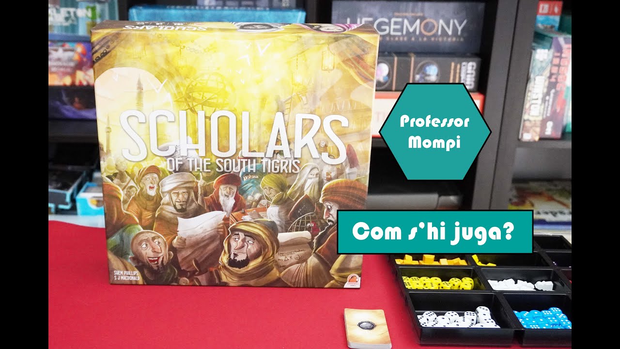Scholars of the south of tigris / Els Erudits de les terres del sud - Joc de taula - Tutorial de Professor Mompi