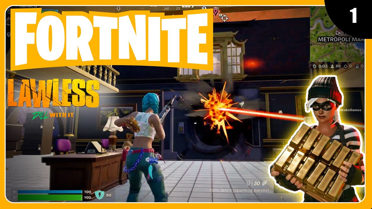 ROBEM EL BANC D'ESPANYA 🤑💰 · NOVA TEMPORADA del FORTNITE LAWLESS 💸💰 · de Yuki Gaming